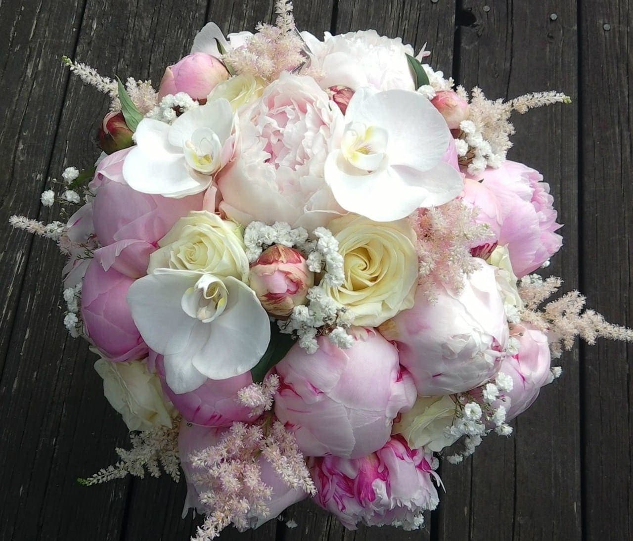 Brudebuket „Memories“ fra Miss Liss Blomster
