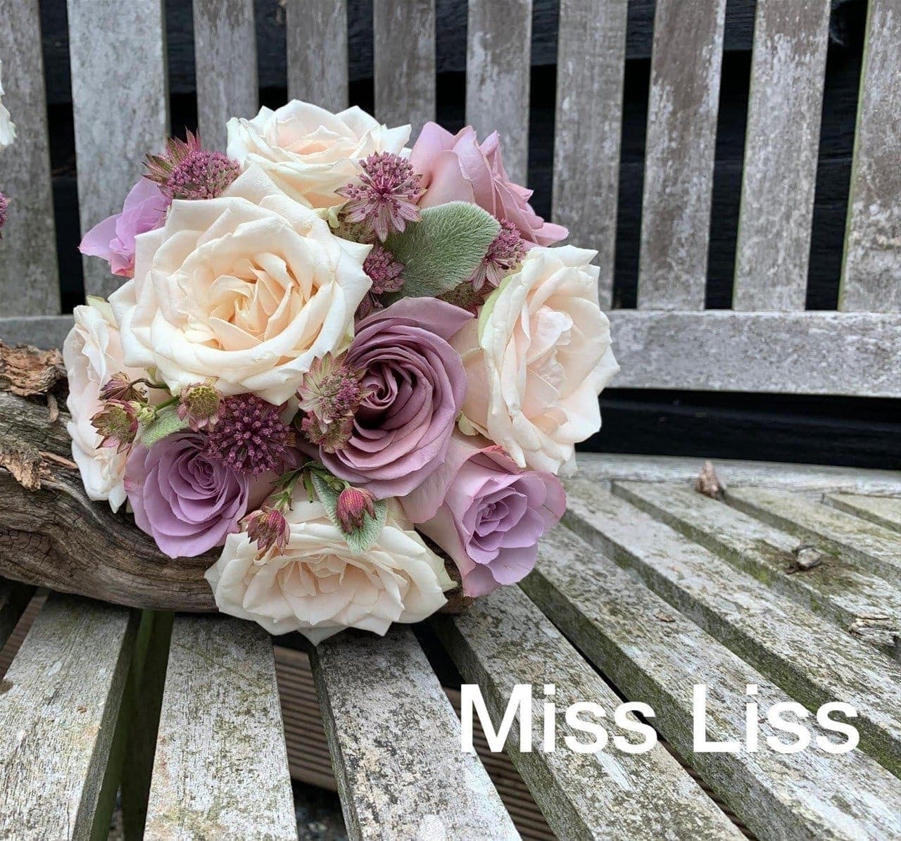 Brudepigebuket fra Miss Liss Blomster – billede 2