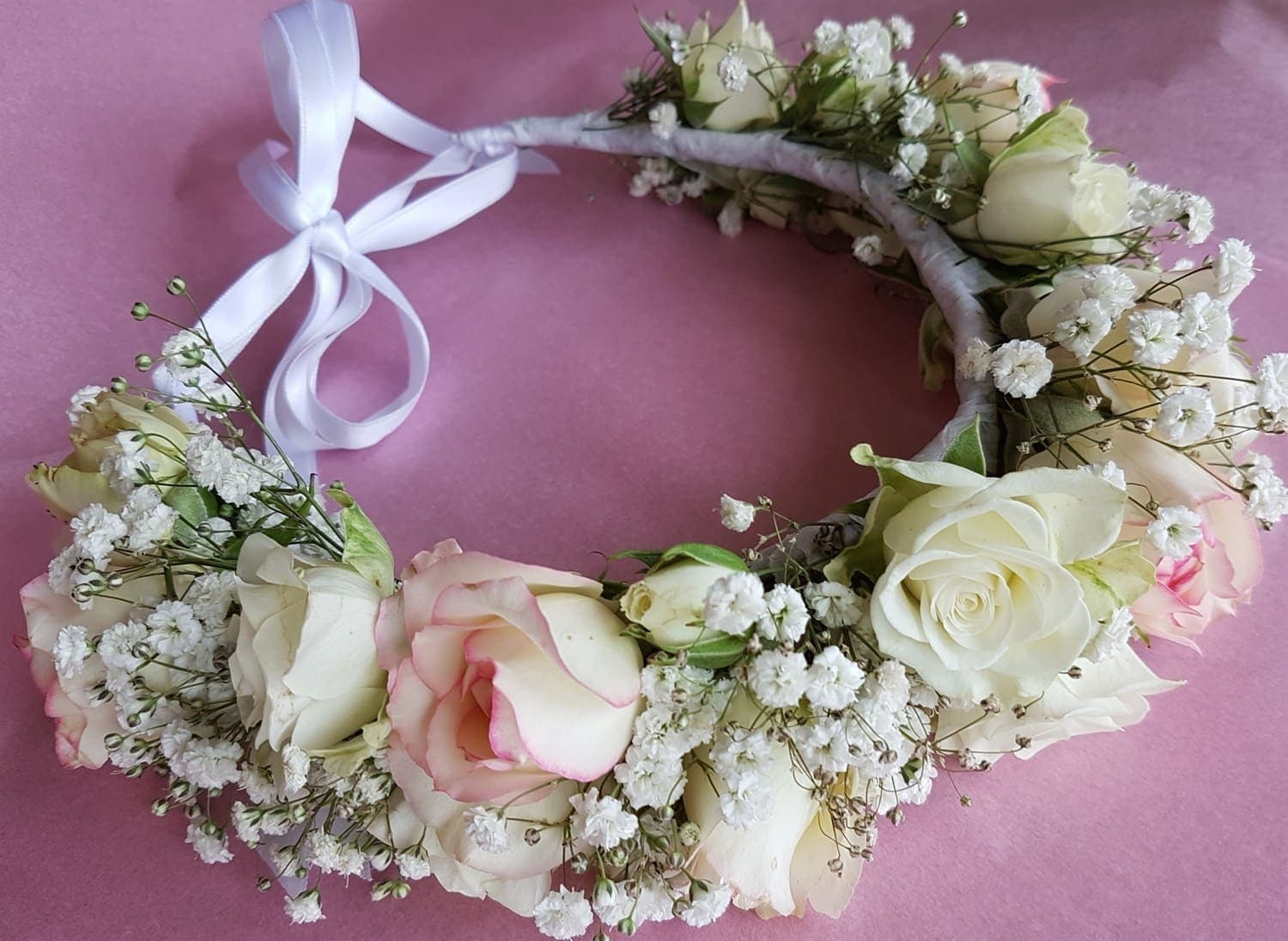 Hårpynt med friske blomster til bruden fra Miss Liss Blomster – billede 19